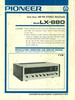 Thumbnail Pioneer LX-880 Operating, Installing & Service Manual