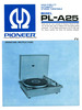 Thumbnail PIONEER PL-A25 OPERATING OWNERS MANUAL