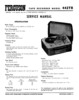 Thumbnail FERGUSON 442TR TAPE RECORDER SERVICE MANUAL