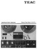 Thumbnail TEAC 2300S TAPE RECORDER INSTRUCTION MANUAL Thumbnail TEAC 2300S TAPE RECORDER INSTRUCTION MANUAL