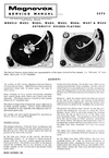 Thumbnail Magnavox w604,w605,w606,w607, w608 Micromatic Service Manual