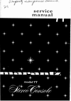 Thumbnail Marantz Model 7T - Owner Manual