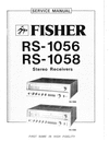 Thumbnail Fisher RS-1056 / 1058 - Service Manual