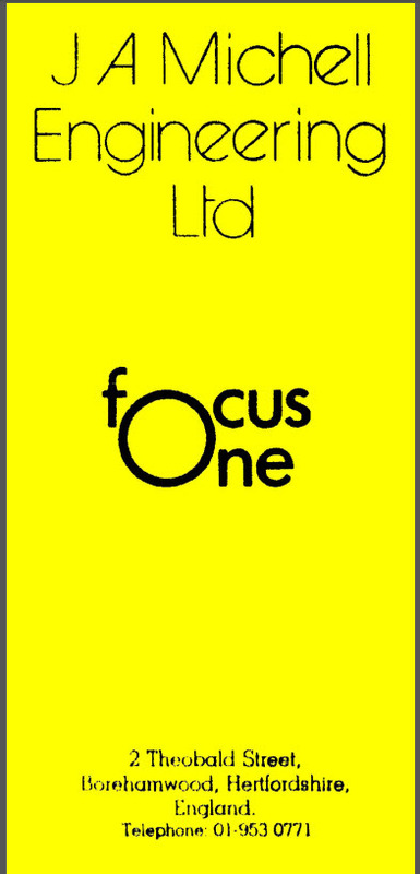 Product picture Michell Focus One Turntable - Owner Manual