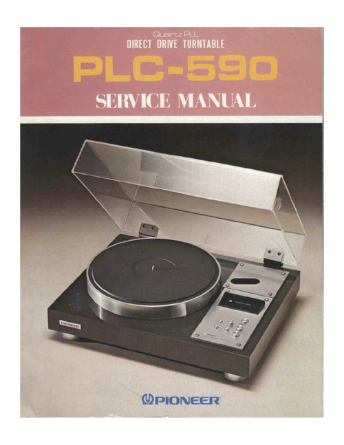 Product picture PIONEER PLC-590 TURNTABLE OWNER, SERVICE MANUAL + MORE!