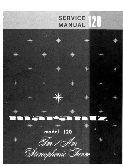 Product picture Marantz Model 120 Owner & Service Manual + Schematics