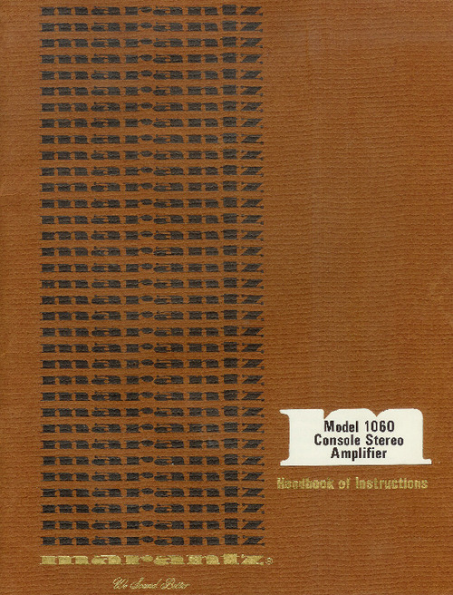 Product picture Marantz Model 1060 Service Manual