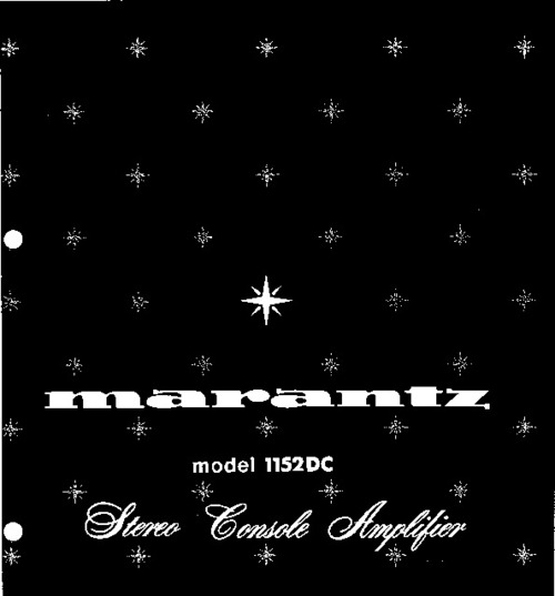 Product picture Marantz Model 1152 DC Service Manual