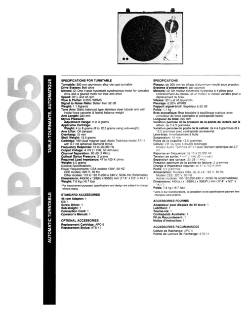 Product picture akai ap-005   Manual and MORE !!!